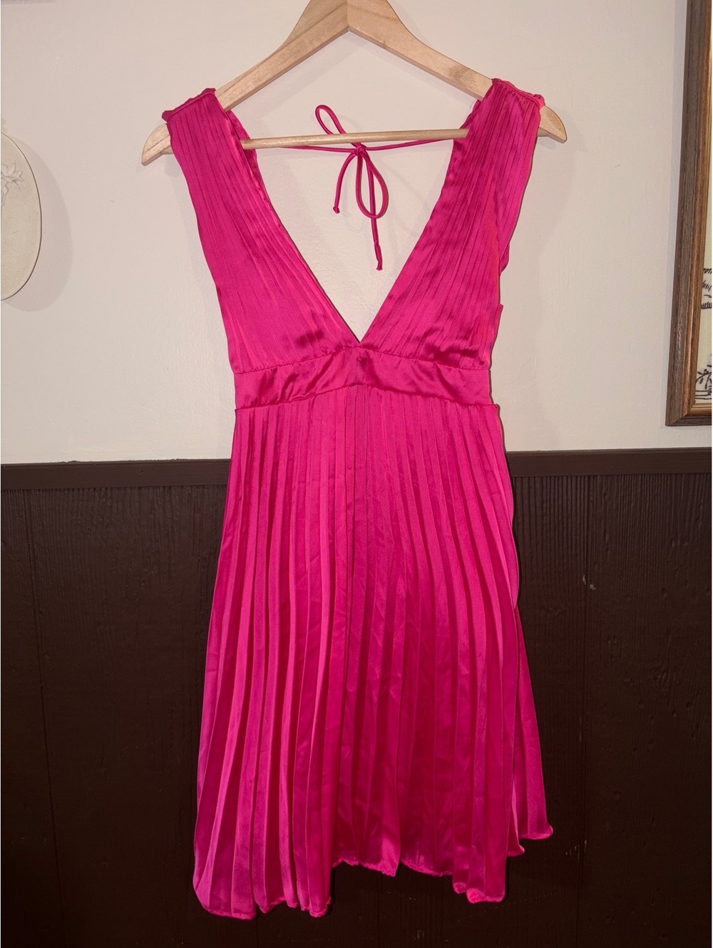 Jessica Simpson Flared Accordion Dress